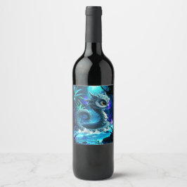 Rótulo De Garrafa De Cerveja Guardião da Selva ao Luar – Coruja Encantada