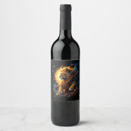 Rótulo De Garrafa De Cerveja Guardião do Limiar Solar – Leão do Equilíbrio