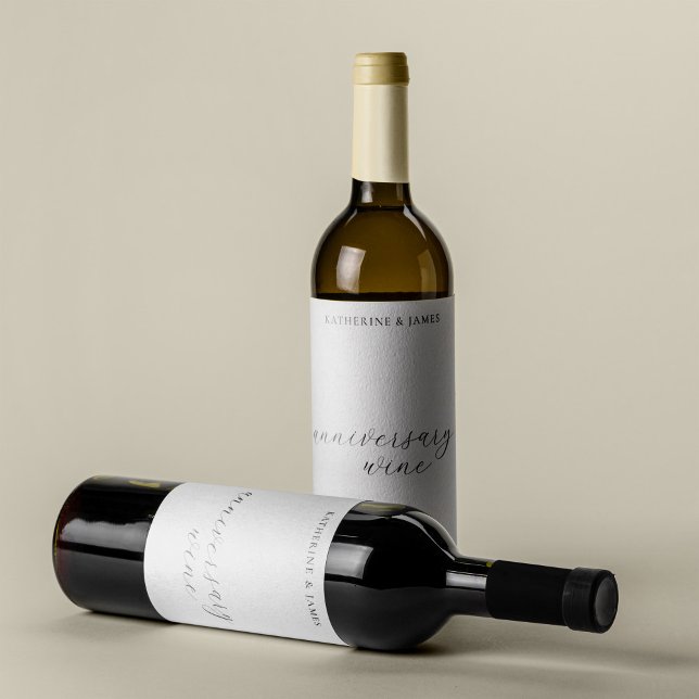 Rótulo De Garrafa De Cerveja Guestbook de Casamento de Script de Caligrafia Ele (Criador carregado)