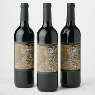 Rótulo De Garrafa De Cerveja Gustav Klimt é a dama do Dourado, Adele Bloch-Baue
