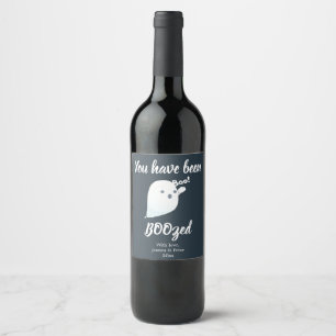 Rótulo De Garrafa De Cerveja Halloween você foi viciado em vinho
