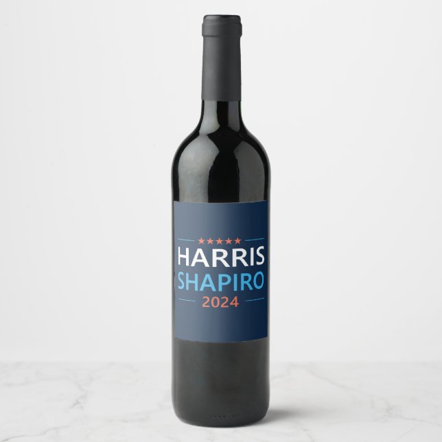 Rótulo De Garrafa De Cerveja Harris Shapiro 2024 (Frente)