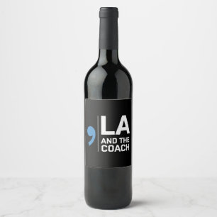 Rótulo De Garrafa De Cerveja Harris Walz 2024 Comma La e The Coach 2024