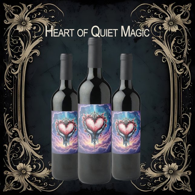 Rótulo De Garrafa De Cerveja Heart of Quiet Magic (Criador carregado)