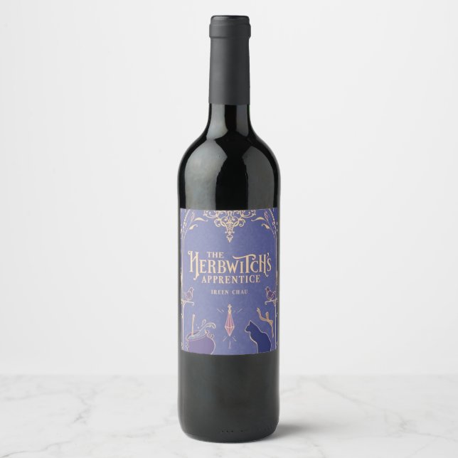 Rótulo De Garrafa De Cerveja HERBWITCH (Vinho - VITCH) (Frente)