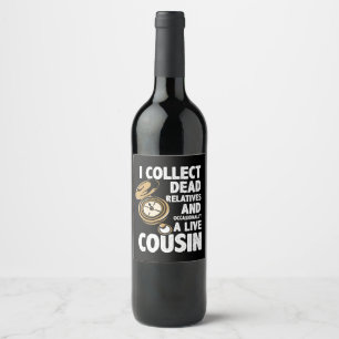 Rótulo De Garrafa De Cerveja Historiador Genealógico Eu Coleciono Familiares Mo
