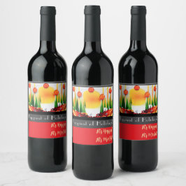 Rótulo De Garrafa De Cerveja Holiday within the Pines!