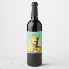RÓTULO DE GARRAFA DE CERVEJA HOMEM BANANA