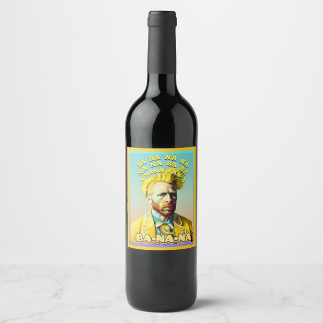 RÓTULO DE GARRAFA DE CERVEJA HOMEM BANANA (Frente)