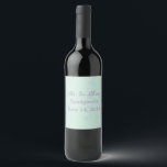Rótulo De Garrafa De Cerveja HoneyMoon personalizado<br><div class="desc">Etiqueta de MelLua Personalizada Etiquetas lindas e personalizadas para vinho ou garrafas de campanha para qualquer ocasião especial. Arte digital por T.R.Sapp</div>