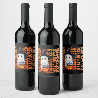 Rótulo De Garrafa De Cerveja Ideias de presentes de tipografia de fantasma engr