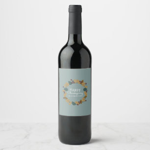 Rótulo De Garrafa De Cerveja Ilustração de Coroa de Peras Elegantes de Ação de