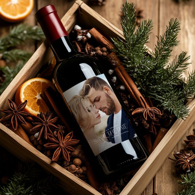 Rótulo De Garrafa De Cerveja Imagem elegante: fotografia moderna do casamento (Criador carregado)