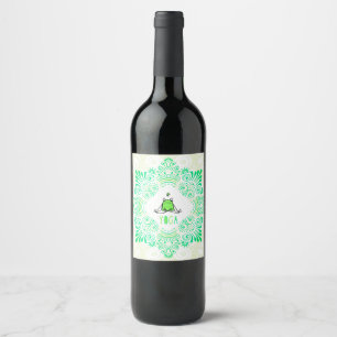 Rótulo De Garrafa De Cerveja Ioga