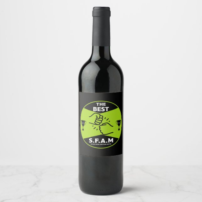 Rótulo De Garrafa De Cerveja Irmã De Outro Senhor (Frente)