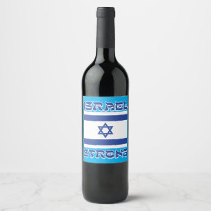 Rótulo De Garrafa De Cerveja Israel Forte