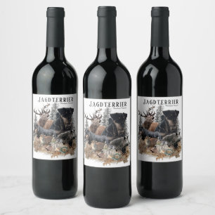 Rótulo De Garrafa De Cerveja Jagdterrier