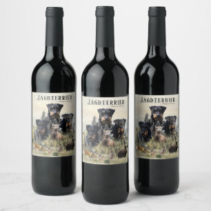 Rótulo De Garrafa De Cerveja Jagdterriers v. Renbrad Kennel