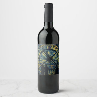 Rótulo De Garrafa De Cerveja Janela Eterna do Tempo