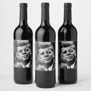Rótulo De Garrafa De Cerveja John F. Kennedy