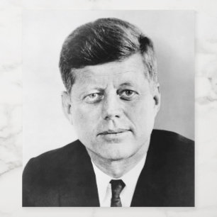 Rótulo De Garrafa De Cerveja John Jack Kennedy Casa Branca Presidencial dos EUA
