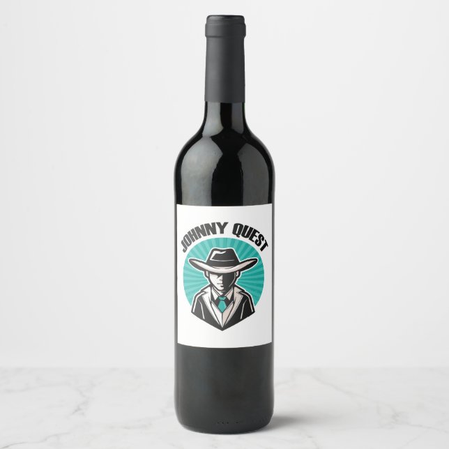 Rótulo De Garrafa De Cerveja Jonny Quest (Frente)