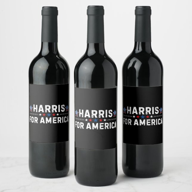 Rótulo De Garrafa De Cerveja Kamala Harris (Garrafas)