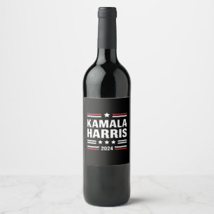 Rótulo De Garrafa De Cerveja Kamala Harris Para O Povo 2024 Presidente