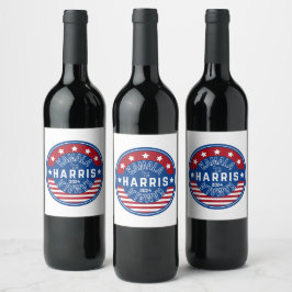 Rótulo De Garrafa De Cerveja Kamala Harris Senhora Presidente 2024