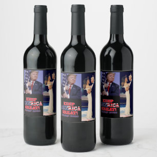 Rótulo De Garrafa De Cerveja Keep America Excelente Trump 2020