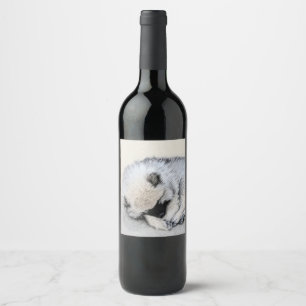 Rótulo De Garrafa De Cerveja Kehond Slein Puppy Pintura Original