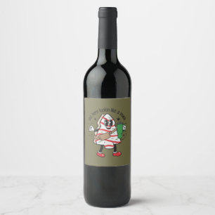 Rótulo De Garrafa De Cerveja Lá Fora, Parece Um Bolo De Árvore De Natal.