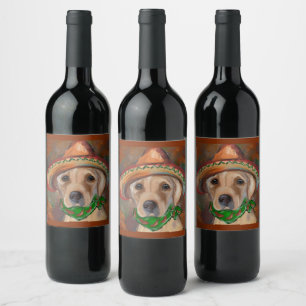 RÓTULO DE GARRAFA DE CERVEJA LABRADOR RETRIEVER
