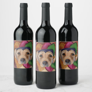 RÓTULO DE GARRAFA DE CERVEJA LABRADOR RETRIEVER