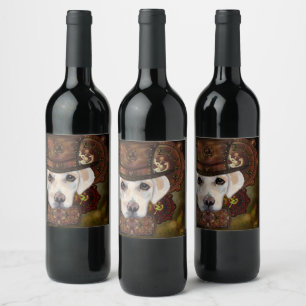 Rótulo De Garrafa De Cerveja Labrador Retriever