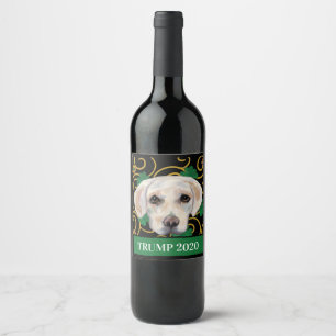 Rótulo De Garrafa De Cerveja Labrador Retriever branco