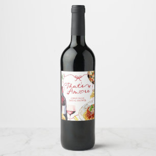 Rótulo De Garrafa De Cerveja Laço Coquete Vermelho Que é Amor