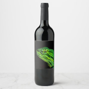 Rótulo De Garrafa De Cerveja Lagarto de dragão