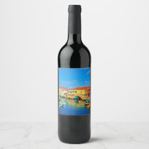 Rótulo De Garrafa De Cerveja Lagoa veneziana - MURANO - panorama