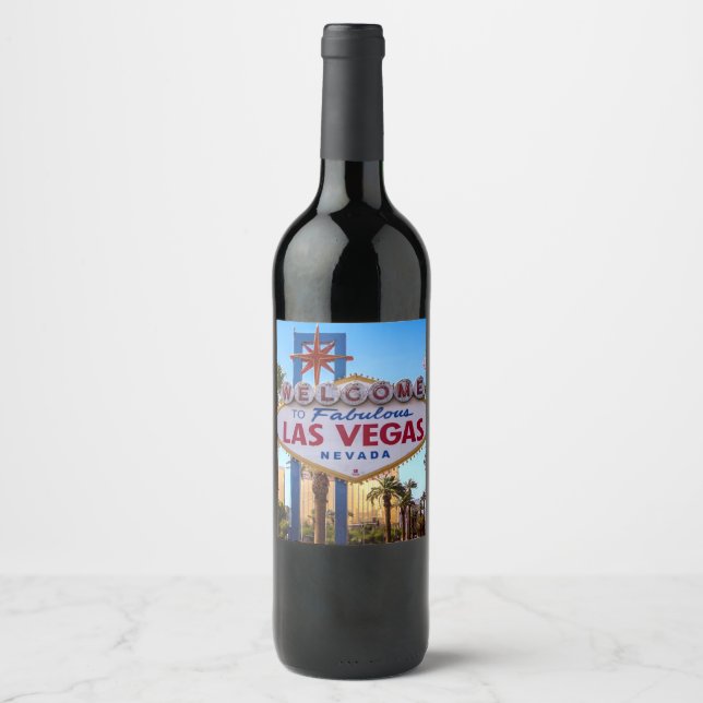 Rótulo De Garrafa De Cerveja Las Vegas (Frente)