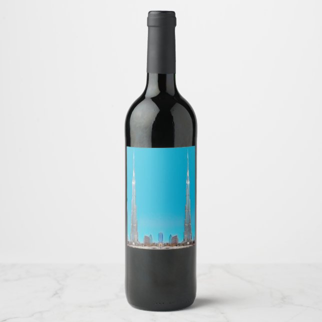 Rótulo De Garrafa De Cerveja ldp BURJ KHALIFA - Dubai - (Frente)