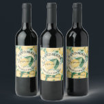 Rótulo De Garrafa De Cerveja Limões Folhagem Feita à Mão<br><div class="desc">Elegantes limões aquarelados e folhagens em um fundo amarelo limão pálido, estas etiquetas são perfeitas para anexar às suas próprias garrafas para dar como presentes ou para servir aos convidados. "FEITO À MÃO" e "ESPECIALMENTE PARA VOCÊ" na frente com seu nome na parte inferior OU use qualquer texto. ITENS CORRESPONDENTES...</div>