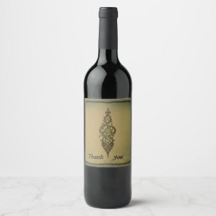 Rótulo De Garrafa De Cerveja Limpeza de ornamentado
