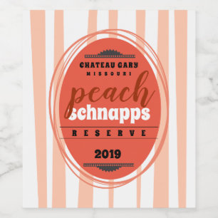 Rótulo De Garrafa De Cerveja Listras retráteis personalizadas de vinho caseiro