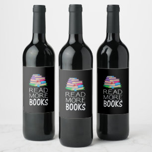 Rótulo De Garrafa De Cerveja Livros - Leia Mais Livros