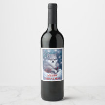 Lobo de Natal - Rótulo do Vinho