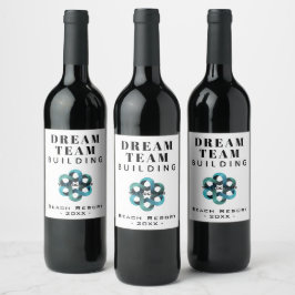 Rótulo De Garrafa De Cerveja Logotipo da Empresa de Team Building Dream Team