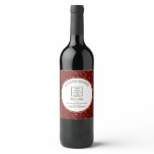 Logotipo de Chuveiro Empresarial Burgundy Elegante