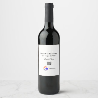 Rótulo De Garrafa De Cerveja logotipo de revisão de negócios do Google Scan QR 