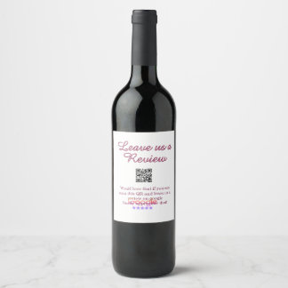 Rótulo De Garrafa De Cerveja logotipo de revisão de negócios do Google Scan QR